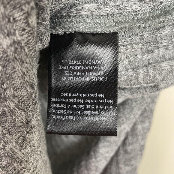 Sabina Musayev Skirt Womens Medium Gray Ribbed Knit Drawstring Pockets Cozy - Picture 6 of 9